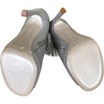 Tiffany Designs Gray Fringe Ankle Bootie Italian Designer Boot SIZE 6 Stiletto Western $345 NEW Photo 3