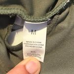 Olive Green Full Body Tank Jumpsuit With Wide Legs & Ruched Backside Size Medium Photo 6