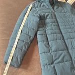 Swiss Tech Women’s Blue Green Puffer Jacket Hooded Quilted Design Size L 12/14 Blue Size L Photo 10