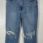 Abercrombie & Fitch Jeans 30/10Short Ankle Straight Ultra High Rise Distressed Photo 0