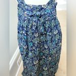 Vintage Cottontail Originals Blue Floral Maxi Dress – Made in USA Size M Photo 3