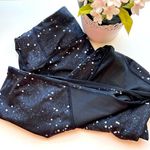 Reebok  Black Night Sky Workout Leggings Small Photo 0