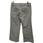 Gap  Y2K Green Pin Striped Low Rise Wide Leg Pants Size 4 Ankle Length Vintage Photo 3