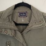 Love Tree  Army Green Jacket ~ cargo pockets, cinch waist ~ women’s Size Small Photo 3