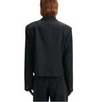 AGOLDE Shoreditch Ski‎ Club x  Callie Cropped Blazer Black Wool XS Photo 3