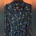 Maeve  Pippa Butterfly Print Button Front Shirtdress Shirt Dress Pockets Size XSP Photo 5