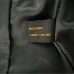 Vintage Marco Polo Leather and Suede Semi Fitted Zip Front Jacket Blue Size M Photo 12