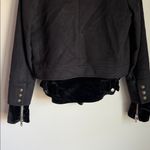 Veronica Beard Yara Velvet Hem Pea Coat 0 Photo 7