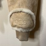 UGG  Suede Leather Hooded Bomber Jacket Size M Photo 2