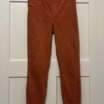 Spanx  Size Medium Coral Melon Orange Jean-ish Ankle Leggings Jean Look Slimming Photo 0