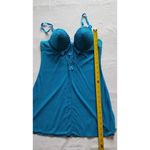 Escante Collection blue baby doll camisole lace details size Small Photo 7