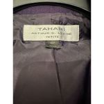 Tahari  Arthur‎ S. Levine Wool Blend Blazer Womens 16P Purple Suit Jacket Lined Photo 4