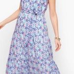 Talbots Floral Tiered Maxi Dress Size 2 Photo 0