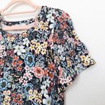 Loft Womens Dress Size XSP Floral Smocked Sleeve Casual Summer Sundress Cottage Photo 4