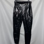 Spanx Black Faux Leather Leggings Wo Size Large Very good clean condition Photo 3