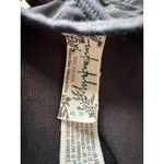 Free People  Black Square Cut Out Black Bodysuit Size XS Photo 2