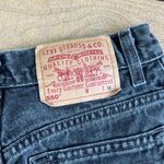 Levi's 550 Vintage Relax Fit Tapered Black Jeans Photo 3