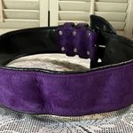 WOMEN DETAILS USA PURPLE CASUAL BELT SZ SMALL 80s Photo 3