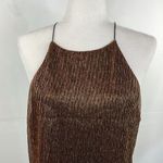 Cotton Candy Gold Metallic Crop Top Size Medium Photo 4