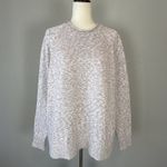 Lululemon  Womens Boxy Cotton Blend Sweater Size XL Velvet Dust Gray Lavender Photo 1