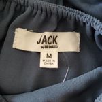 Jack by BB Dakota Blue Off The Shoulder Faith Fringe Trim Romper M Photo 4