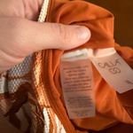 Calia Orange and White Striped One Piece Swimsuit Size 4 Photo 7