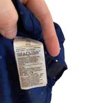 Old Navy  the tunic XXL navy blue white polka dot long sleeve button blouse Photo 1