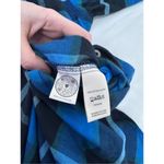NWT Lita by Ciara Plaid flannel button up Shirt Size S Blue Photo 8