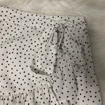 SheIn White & Black Polka Dot Mini Skirt Photo 2
