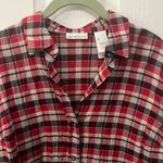 Liz Claiborne Size Small Tunic Length Button Down Shirt Photo 1