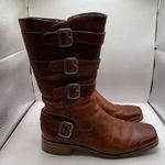 Wolverine  1883 Cognac Leather Square Toe Buckle Moto Size 7 M F8 Photo 0