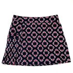 Crown & Ivy  GOLF Navy/Pink Crab Print Lined Athleisure Skort Photo 5