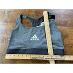 Adidas  Women's Sports Bra Grey Size L Medium Support POWER REACT NEW Photo 6