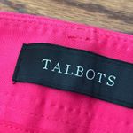 Talbots Hampshire Straight Ankle Pants Tropical Punch Size 4 Curvy Preppy Photo 4