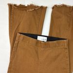Newbury Kustom  Burnt Terracotta Orange Flare Raw Hem Leggings Photo 1