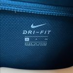 Nike Dri-FIT cropped Blue dry fit athletic Top with. Zip up neck Photo 1