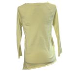 Frank & Eileen  Tee Lab Asymmetrical Crew Neck Sweatshirt Butter Yellow Womens XS Photo 1