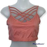 Zenana Outfitters  Pink Criss Cross Strappy Bralette Size L/XL Photo 18