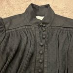 Zimmermann  Espionage Plisse Black Mini Dress Size 1 AU Photo 3