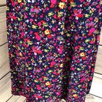 Abercrombie & Fitch Abercrombie Navy & Pink Floral Tank Top Photo 2