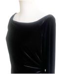Boston Proper Muse For Velvet Black Ruched Dress Sz 12 Holiday Party Whimsygoth Photo 5