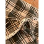 Cynthia Rowley green plaid cropped collared cardigan M Photo 3