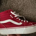 Vans Red Platform High Top  Photo 3