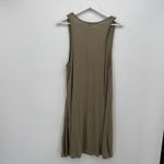 Lascana Sleeveless Mini Tank Dress Boho Size US 8 Khaki Tan Scoop Neck Photo 9