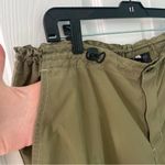 Moda International Women’s Y2K Army Green Embellished Parachute Pants Size M Size M Photo 4