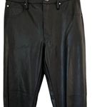 We Wore What Stiletto Vegan Leather Pants With Ankle Zip In Black Size 25 Photo 5
