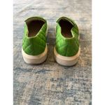 Franco Sarto  Green Quilted Leather Platform Sneaker Size 6.5 Photo 4