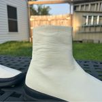 The Row Town Leather Zip Boot Milk White size 36 Size 5 Photo 1