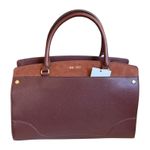 Nine West Irwyn Brown Mahogany Top Handle Shoulder Bag NEW Photo 2