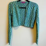 Edikted ★ Jacki Knitted Top - Blue/Green ★ Photo 1